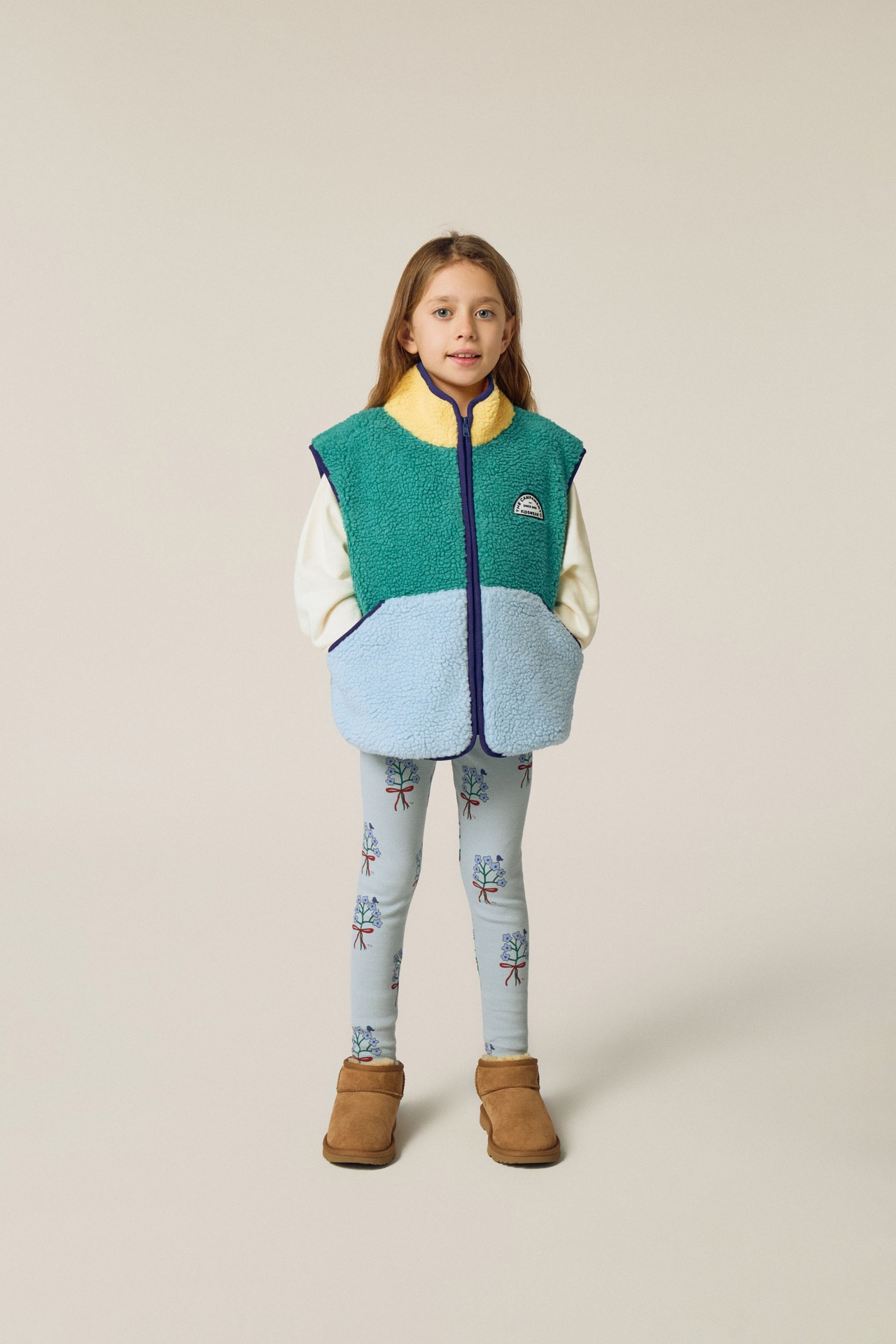 the campamento/Green Teddy Vest
