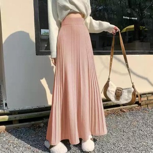 ニット Aライン ロング スカート 10296