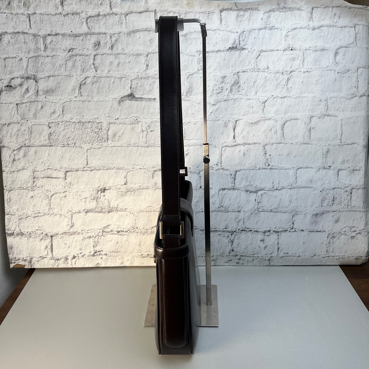 GUCCI グッチ  ブロンディ レザー ショルダーバッグ ブラウン A-9395