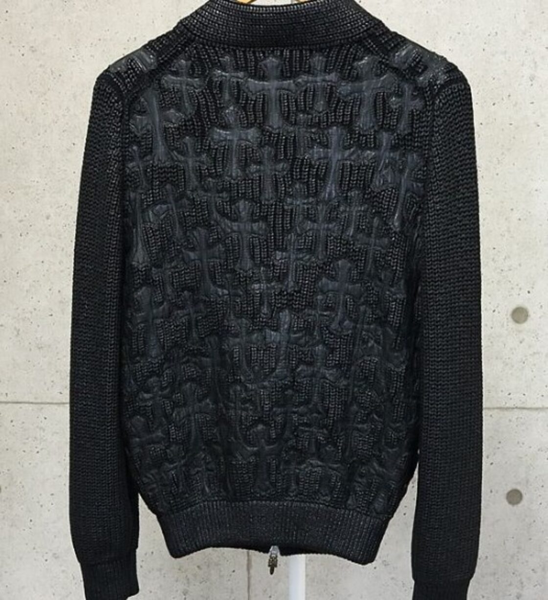 CHROME HEARTS クロムハーツ ダガージップアルパカニットベスト 