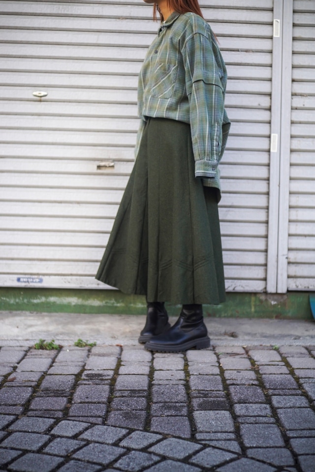 【monoya】wool skirt