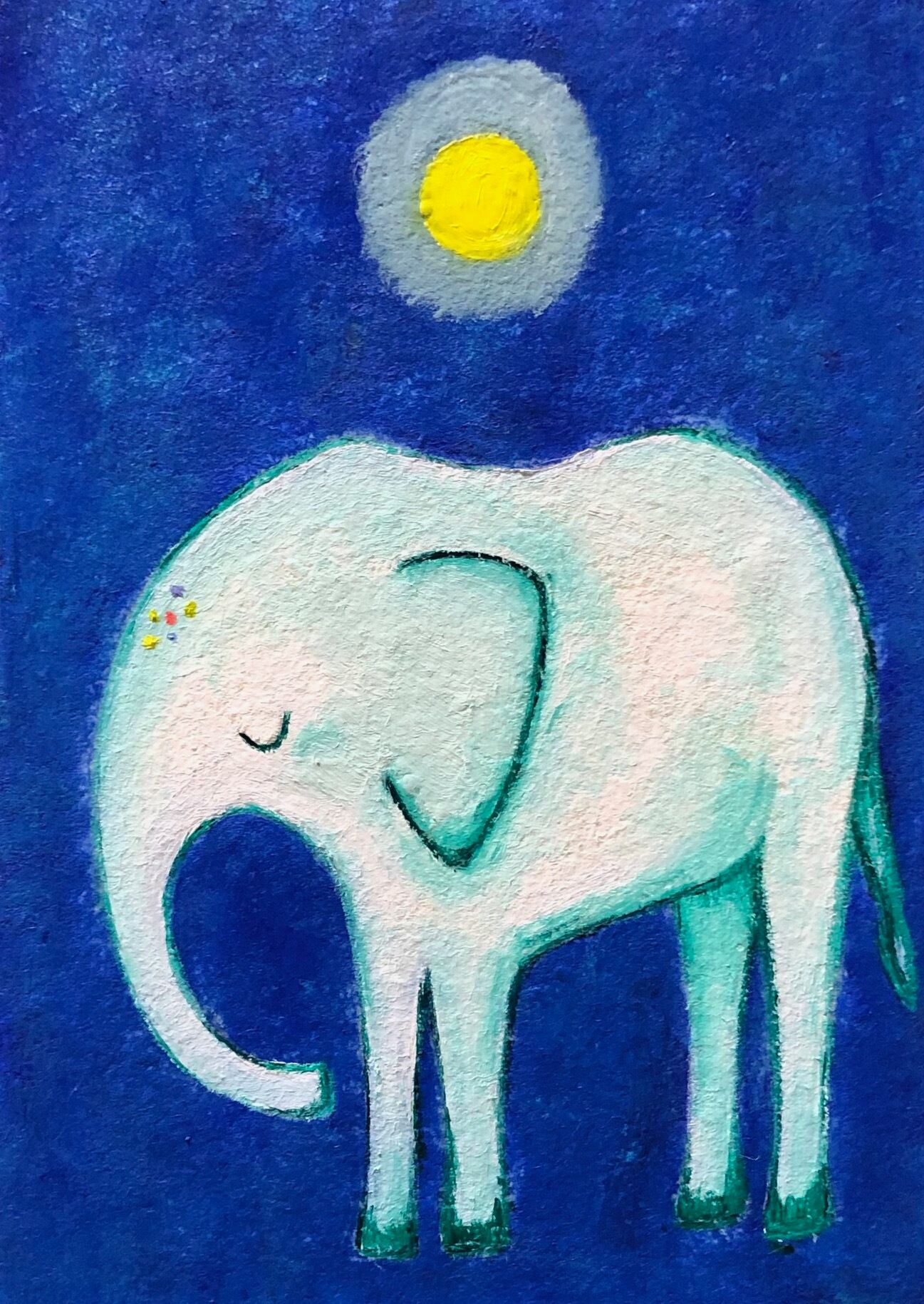 原画「月の象さん」 | Daisuke Matsuzaki