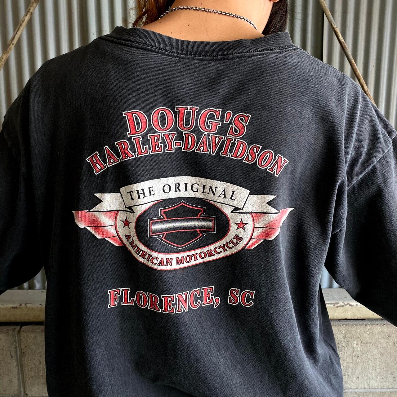 90年代 USA製 Harley-Davidson ハーレーダビッドソン ロングTシャツ  