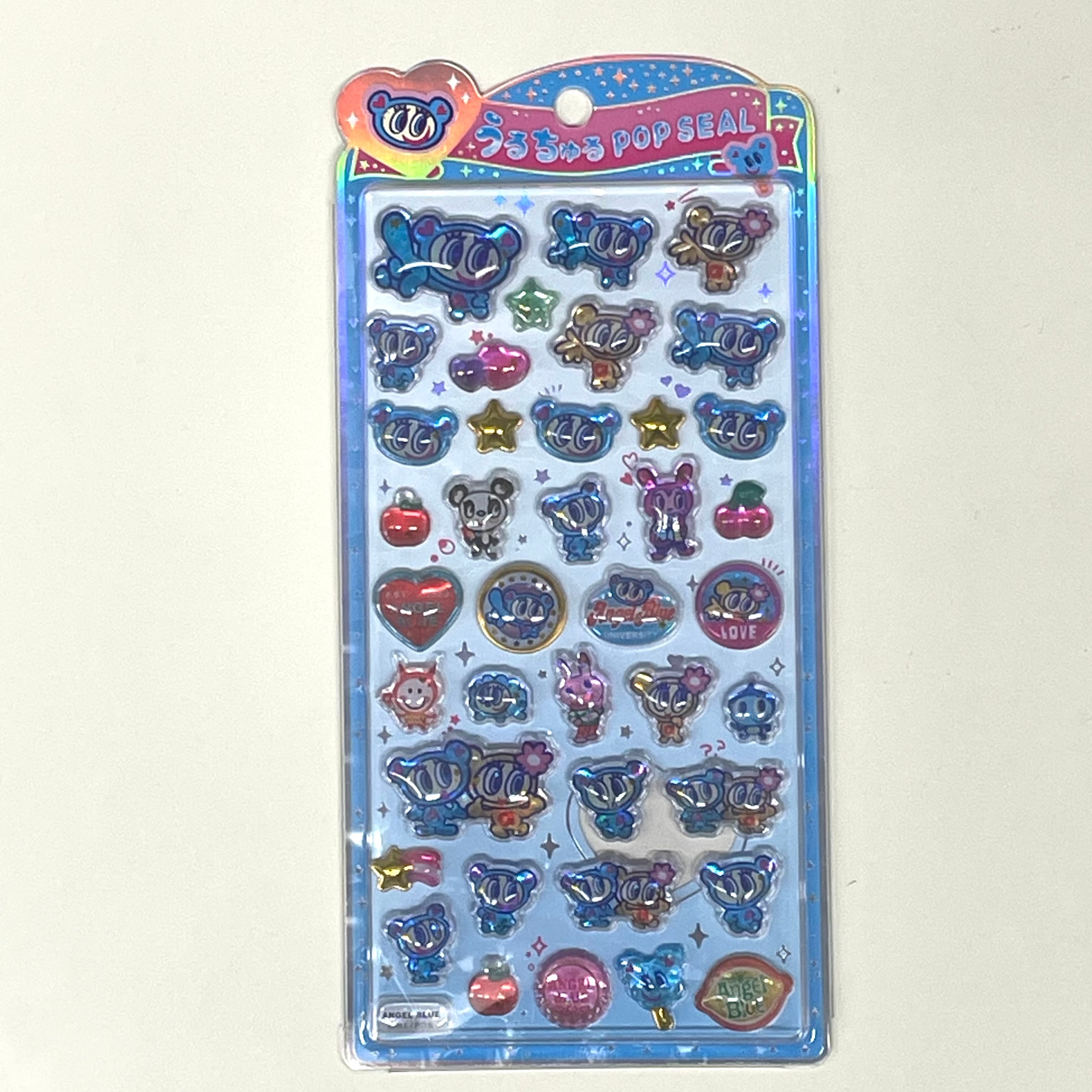 ANGEL BLUE エンジェルブルー うるちゅるポップシール クラックス