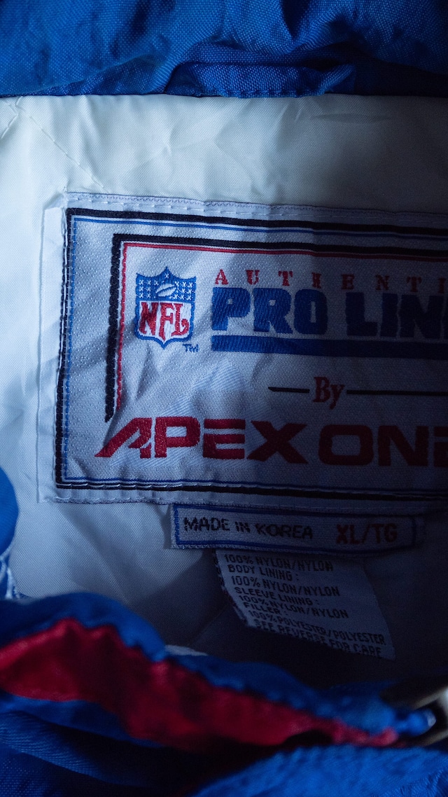 "NFL PRO LINE by APEX ONE" '90s vintage NY Giants padded jacket