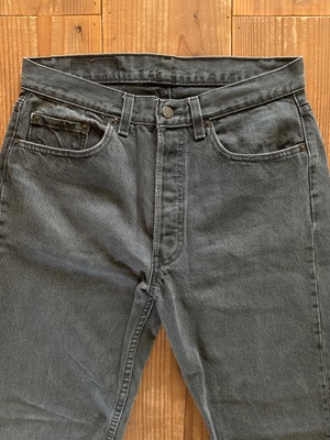 90's Levi's 501 ブラック デニムパンツ 表記（32 × 34）USA製