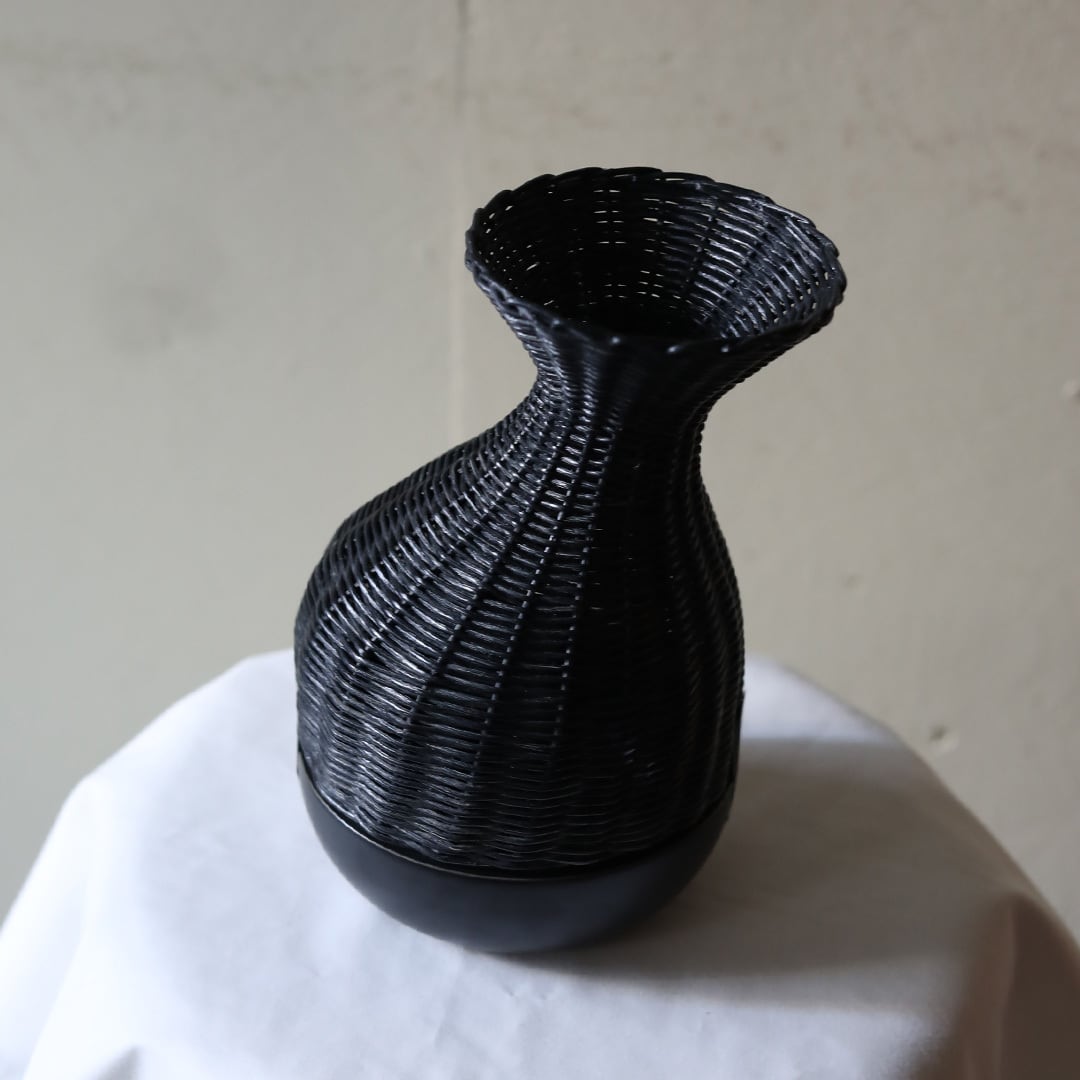 Limited By Studio Cohaku Weave Type02 [Black] (フラワーベース