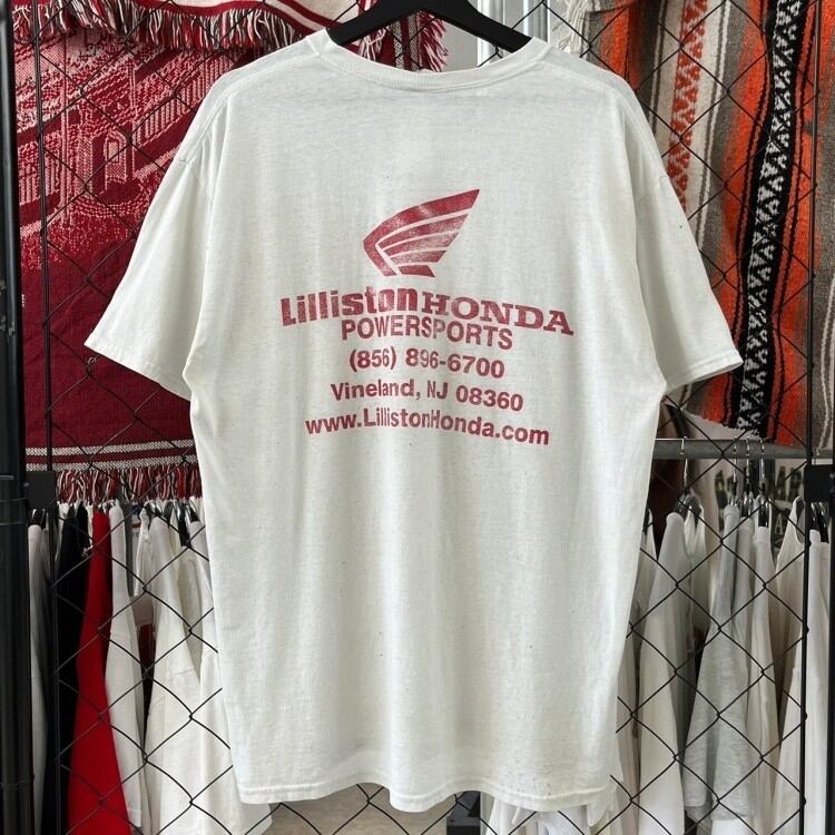 Tシャツ 半袖 バックプリント 古着デザイン hb402-