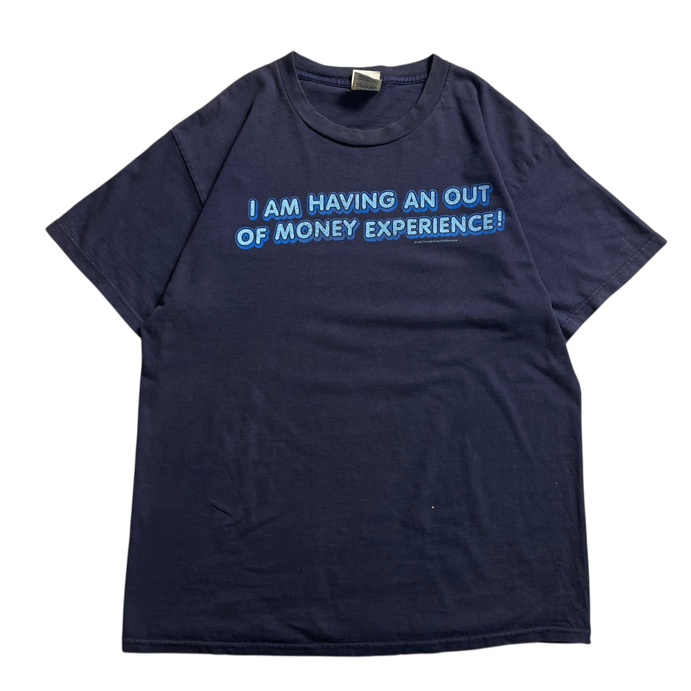 90s USA製 メッセージ ユーモア vintage T-shirt