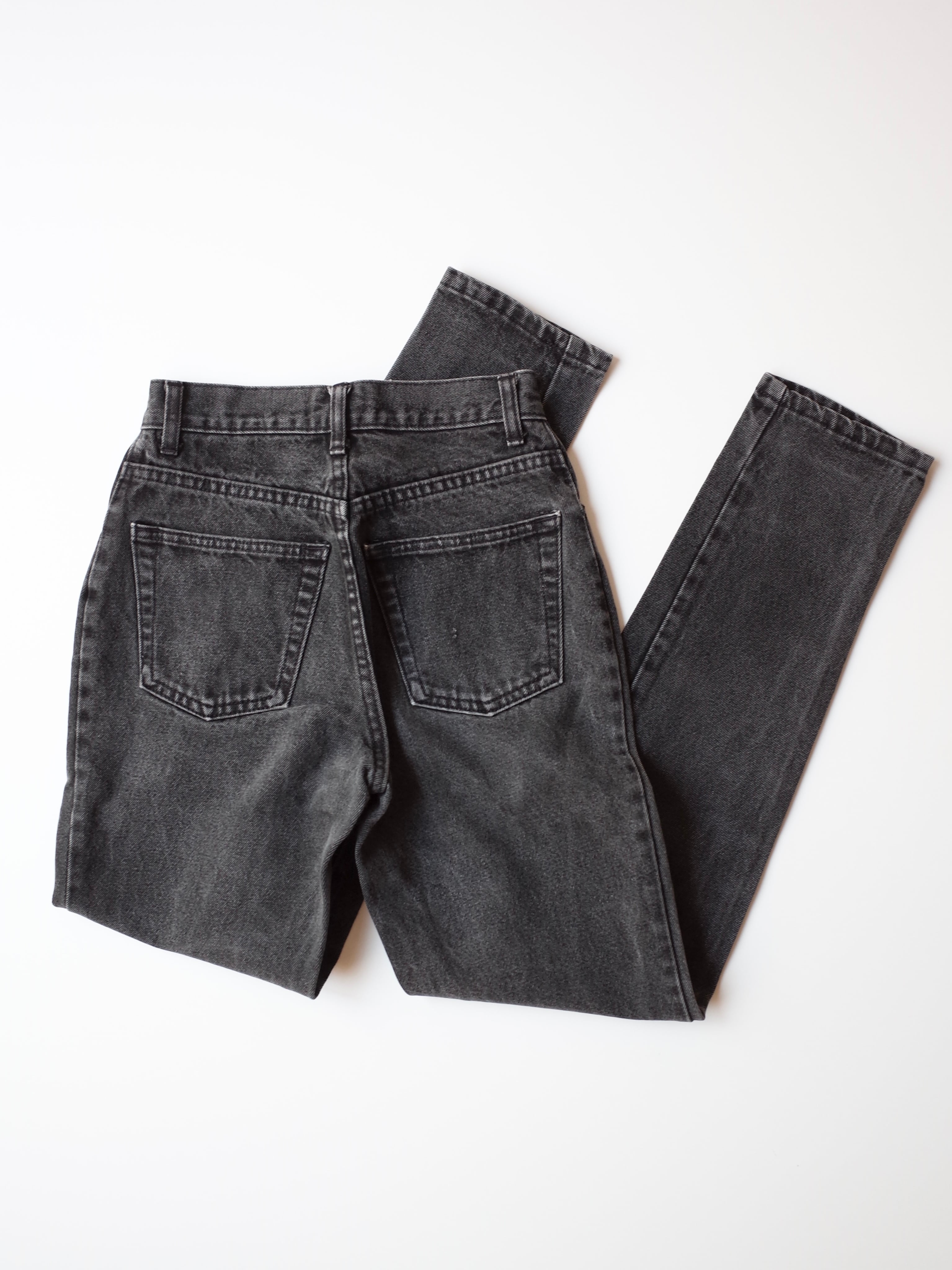 80-90s Old GAP black denim pants | port.