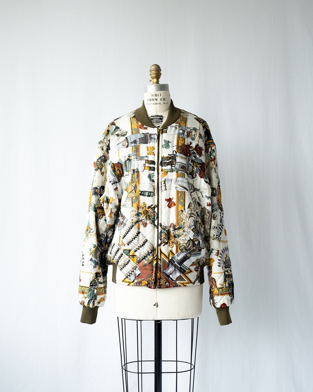 Printed Reversible Blouson〈Hermès Vintage〉