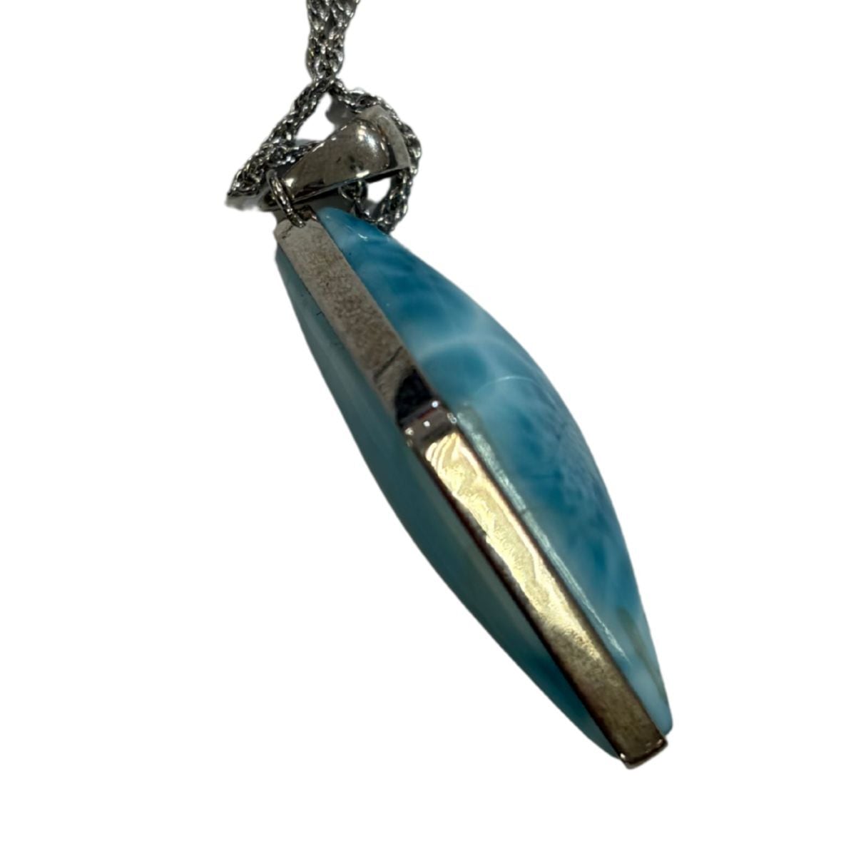 百貨店ご紹介品|ラリマー(Larimar)ペンダント 一点もの | tsc30 手作り