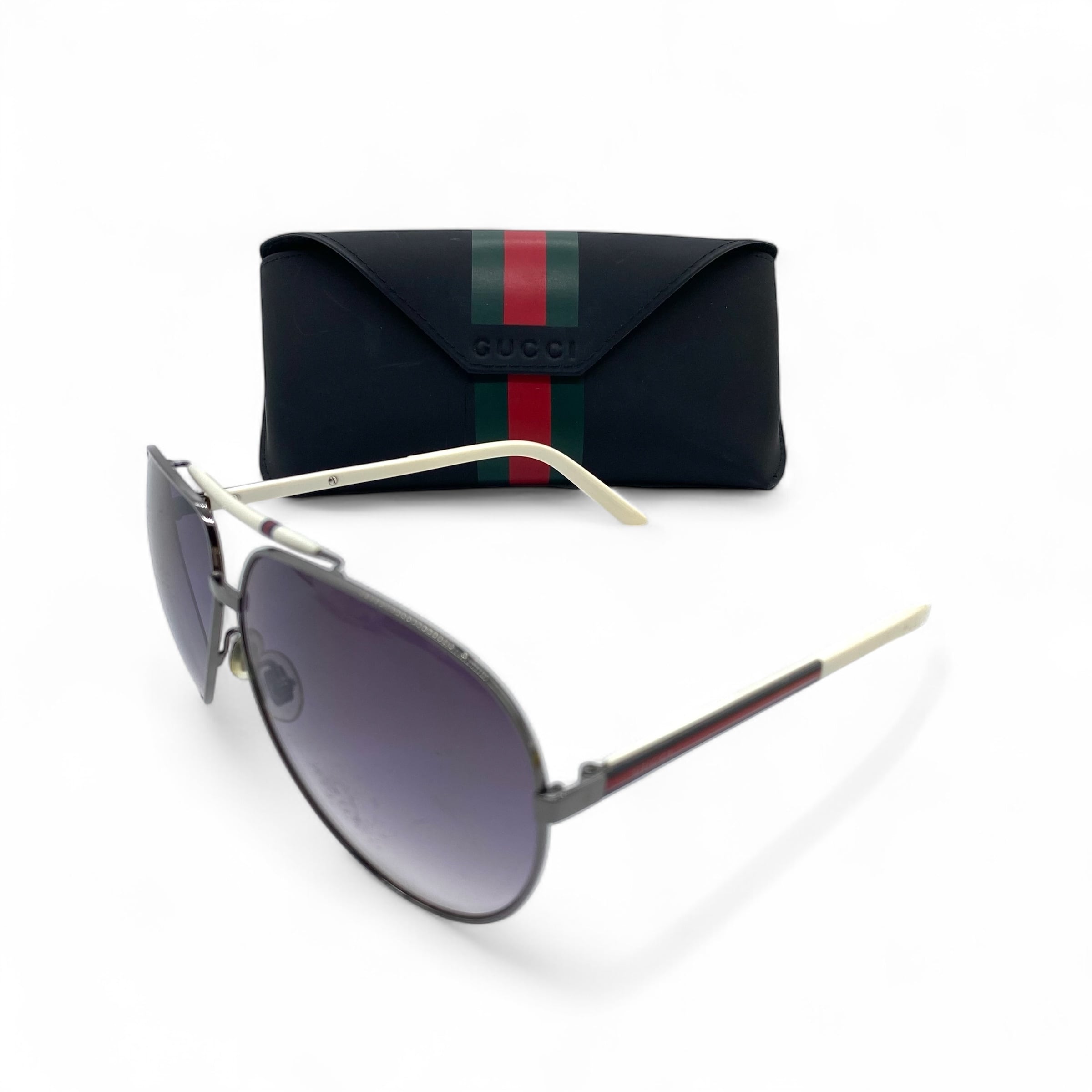 Vintage Gucci Eyewear Teardrop Sunglasses Webline / ヴィンテージ