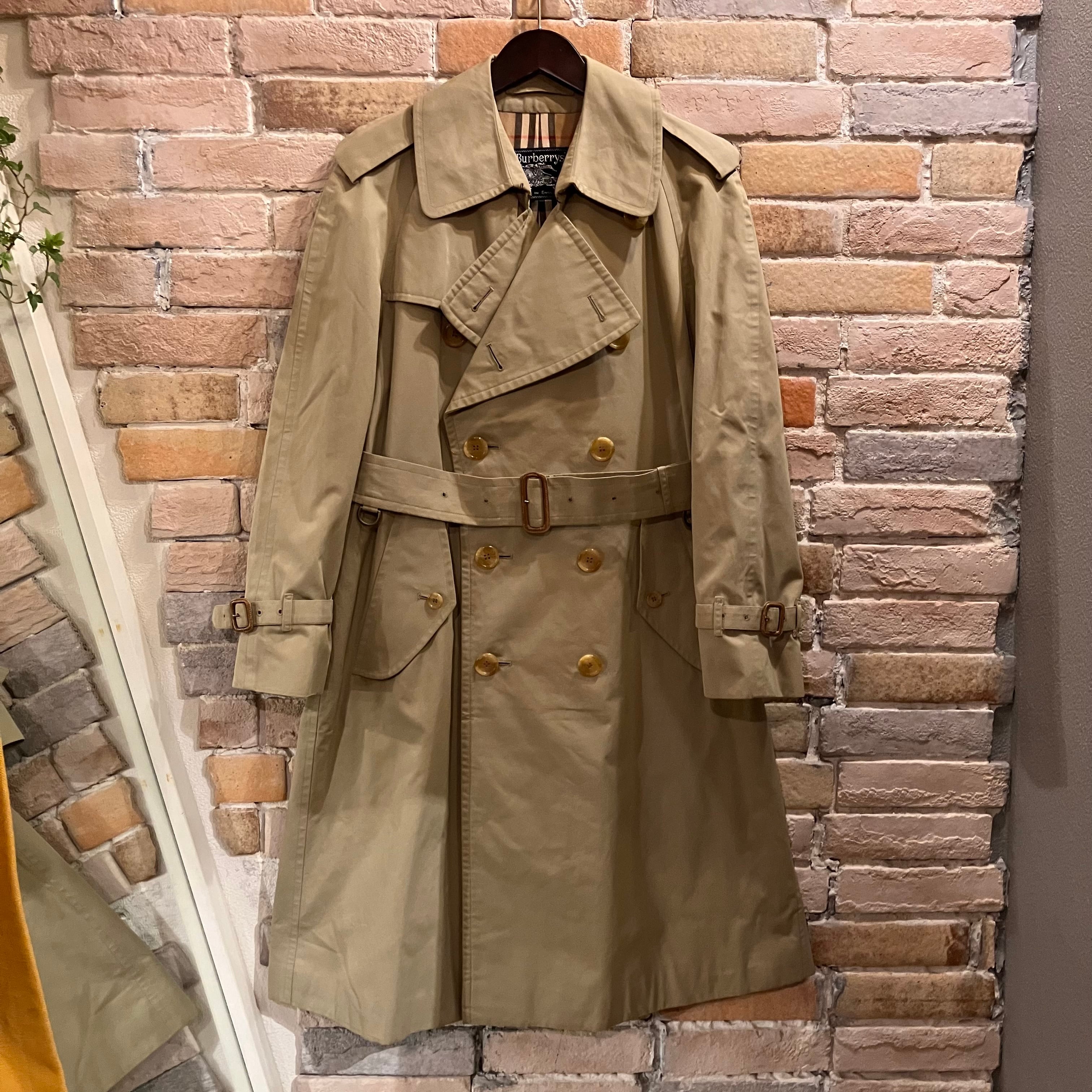 80´s 90´s vintage Burberry ゴールド ボタン コート-