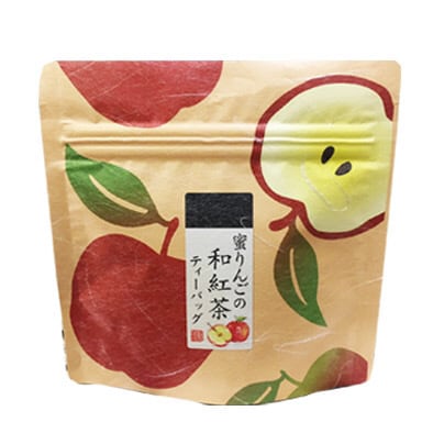 国産】蜜りんごの和紅茶ティーバッグ　2g×5包【はなこシリーズ】　お茶の荻野園（荻野商店）