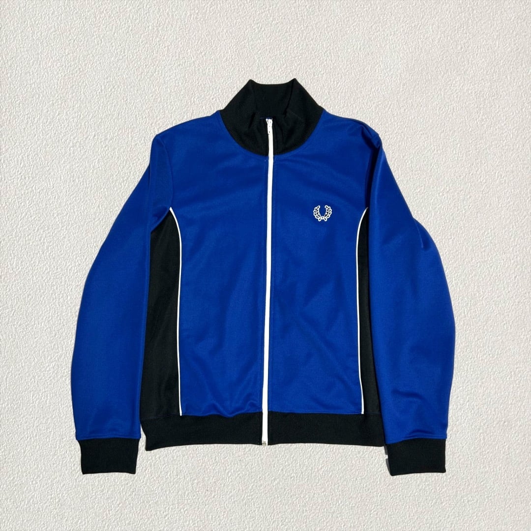 美品】FRED PERRY トラックジャケット 月桂樹 ロゴ刺繍 ポルトガル製 