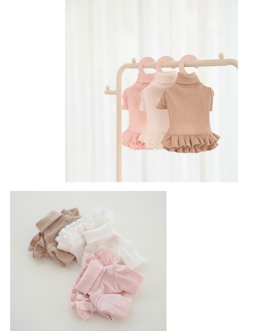 【Coco Chien】Turtle rib one-piece