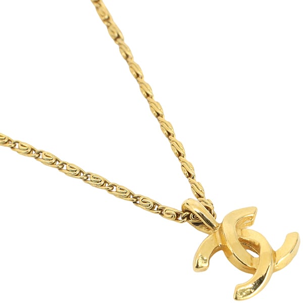 Vintage CHANEL シャネル ココマーク ネックレス ゴールド