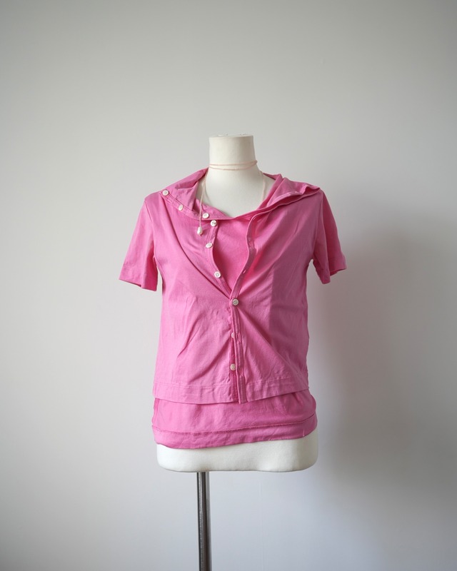 tricot COMME des GARCONS design t-shirt