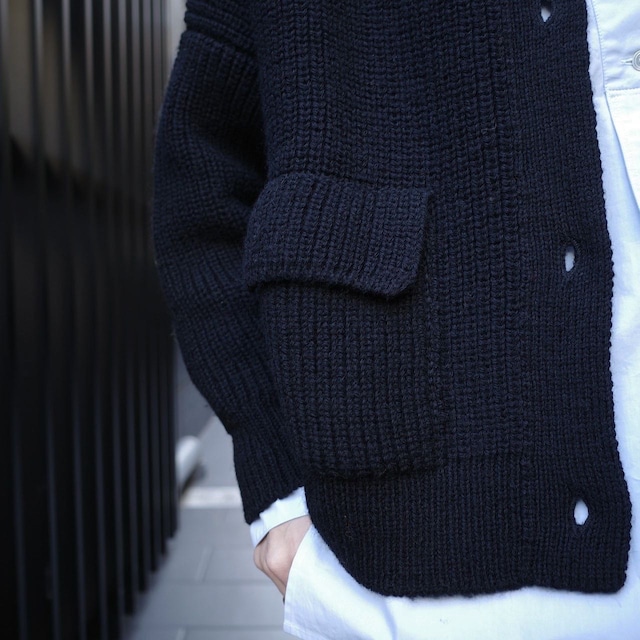 CORDERA(コルデラ)wool cardigan black
