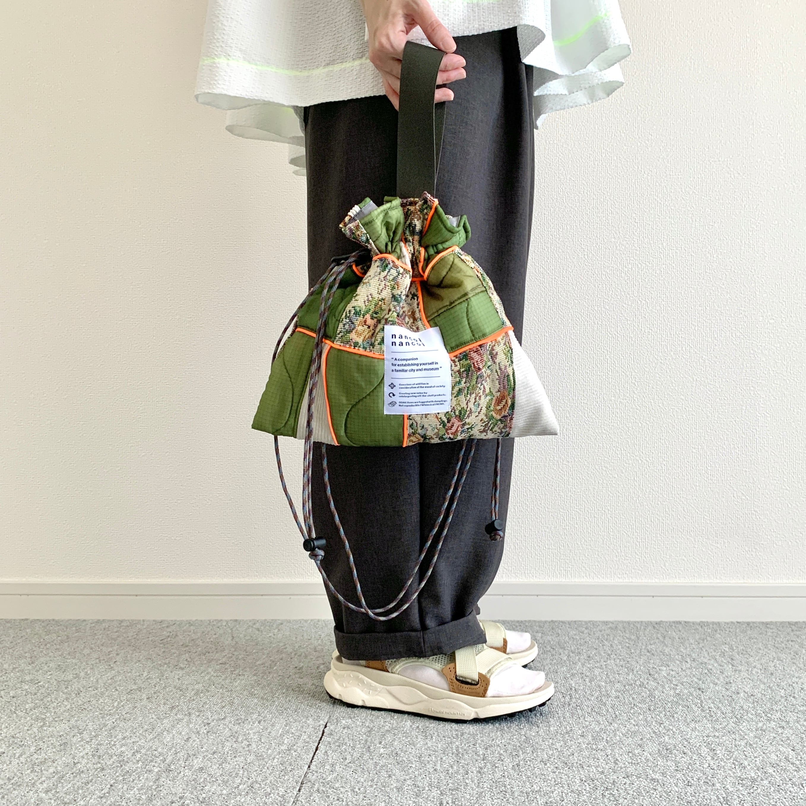 餃子の巾着バッグ 0501 | portsidelaboratory STORE