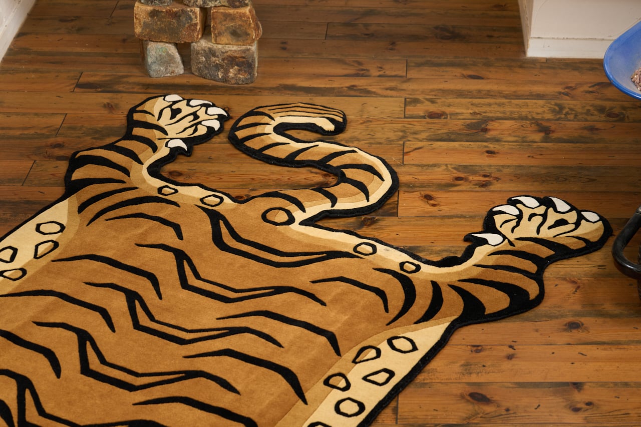 Tibetan Tiger Rug 《XXXLサイズ•ウール017》チベタンタイガーラグ