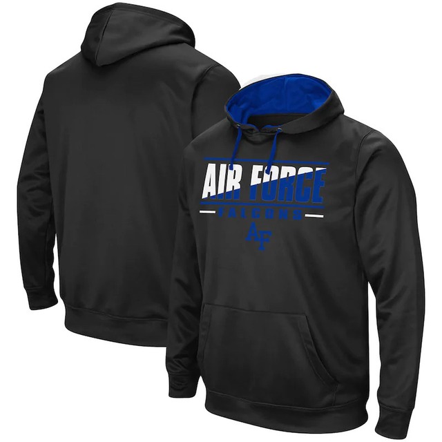 米国空軍士官学校 FALCONS アメフト パーカー ブラック Mサイズ