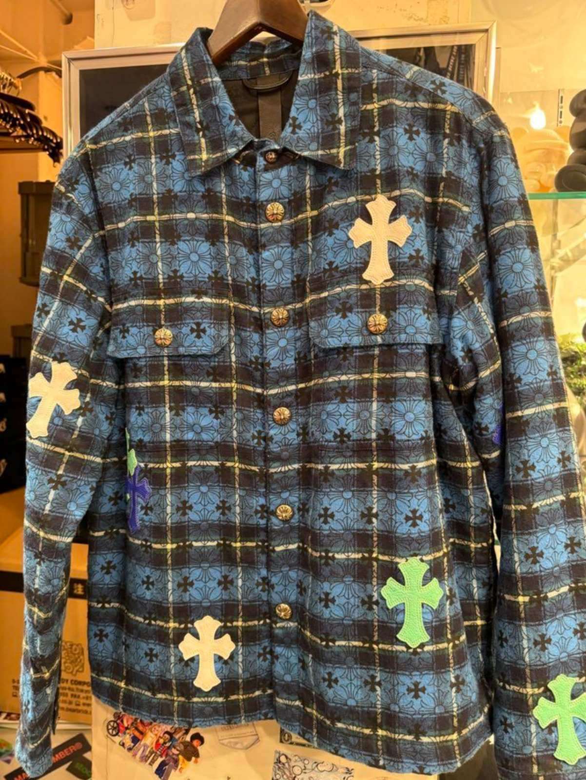 【世界1着限定】 CHROME HEARTS クロムハーツ シャツ 長袖