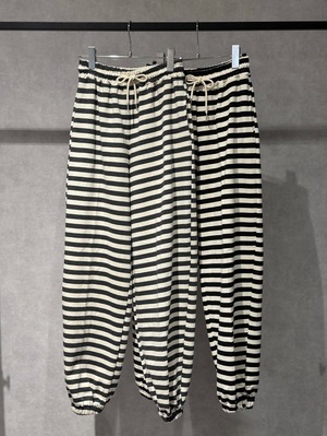 sweat border jogger pants