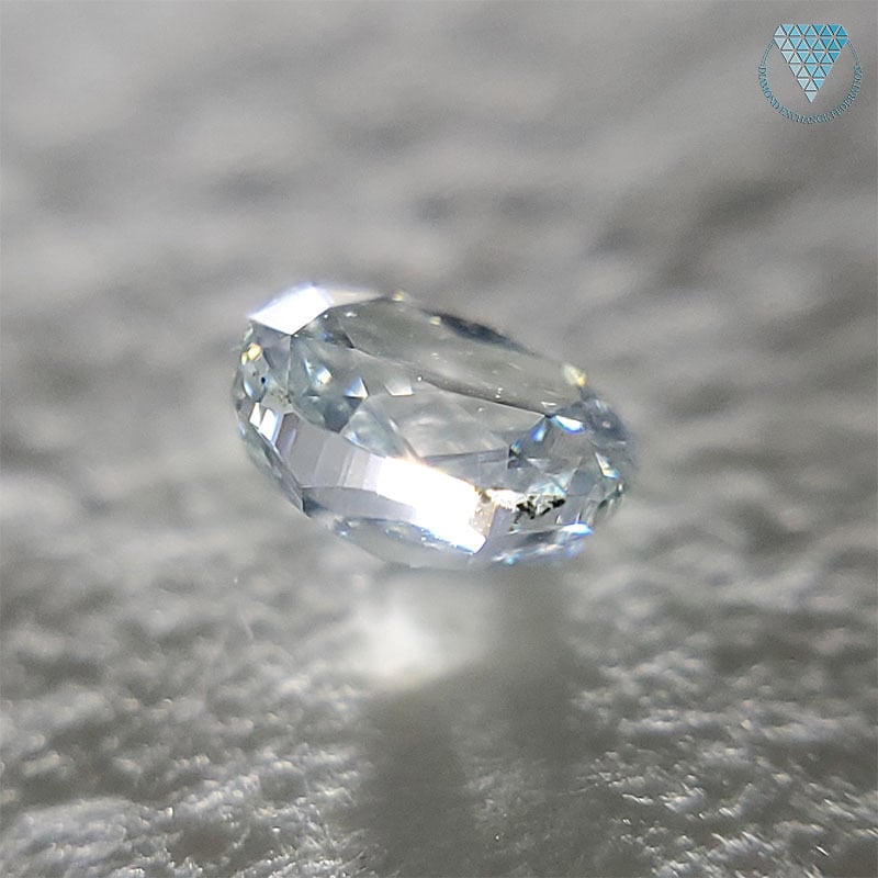 0.249 ct FANCY LIGHT BLUE GREEN VS1 CGL OVAL 天然 ブルー グリーン ダイヤモンド | DIAMOND  EXCHANGE FEDERATION