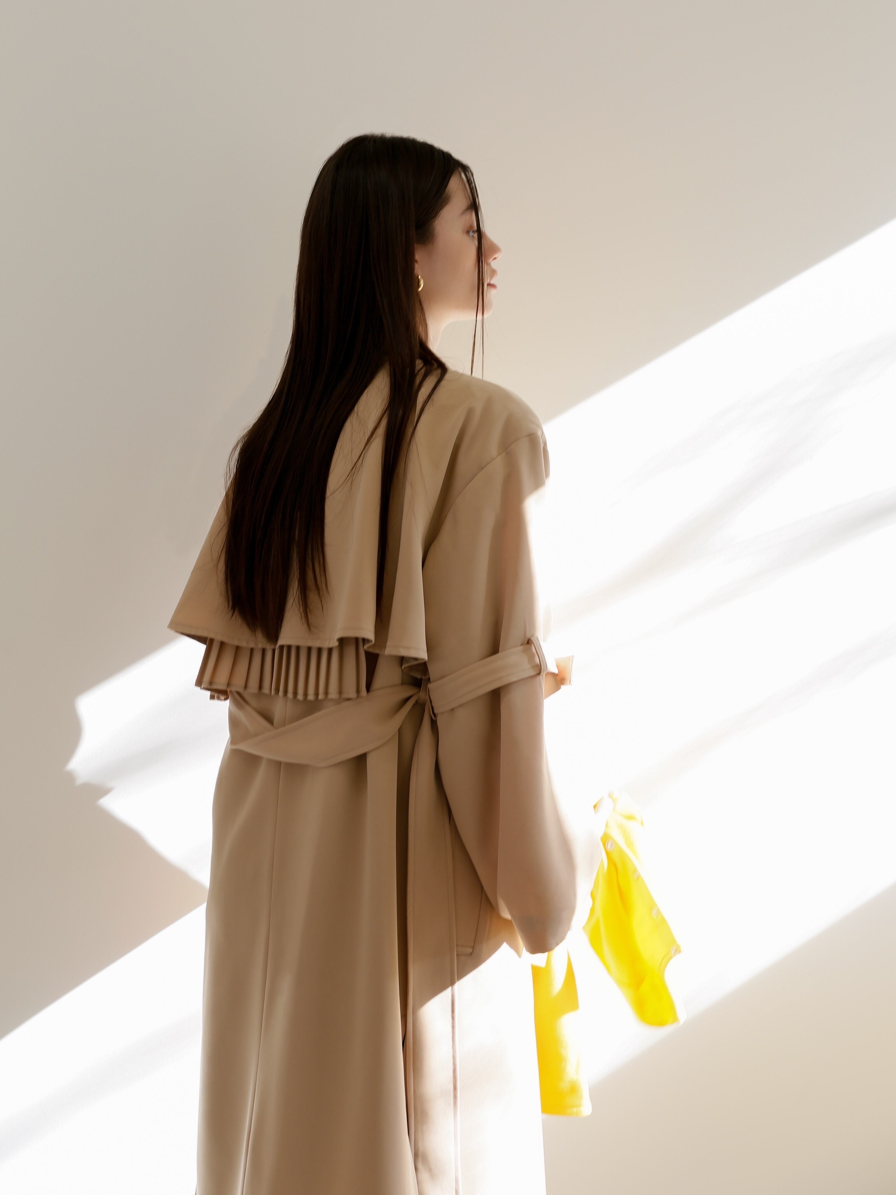 2way asymmetry design trench（beige） | Katrin TOKYO