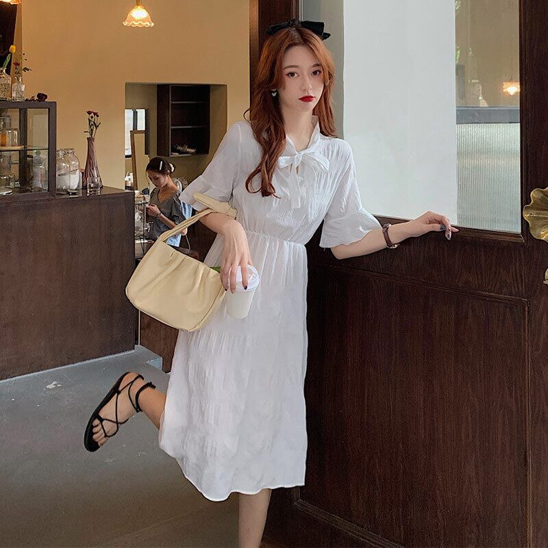 スタイルドレス サマーウェスト薄手スリーブブラックスカート 夏物 萌量不足73665147435