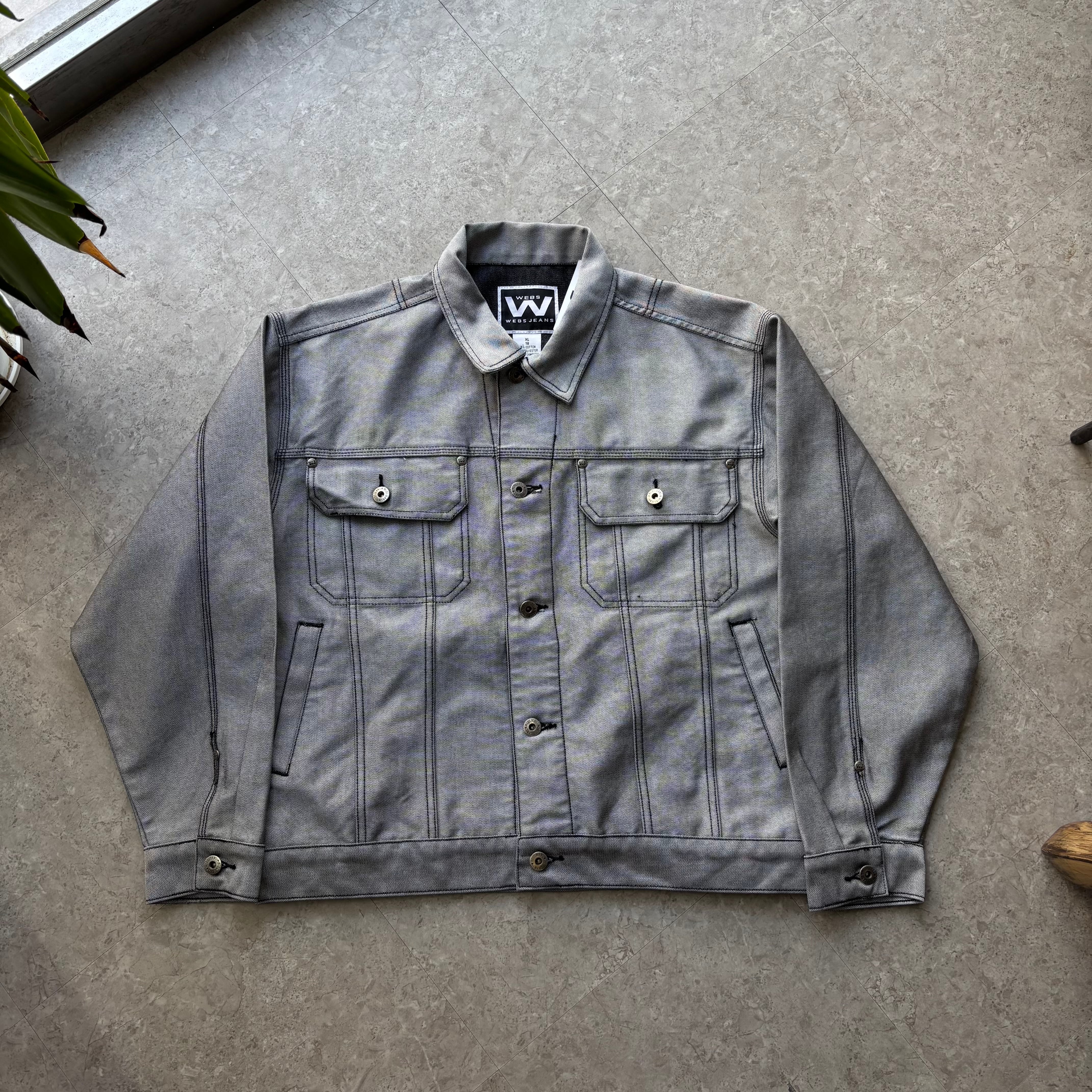 ~00s WEBS JEANS silver denim jacket【仙台店】