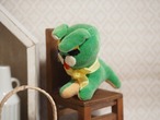 緑のいぬ　古いJAPANぬいぐるみ 画像12