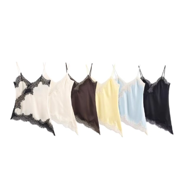 Lace trim camisole A00027