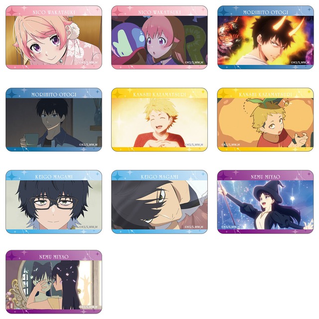 【4571576728613予】TVアニメ『ウィッチウォッチ』　トレーディング場面写缶バッジ　BOX