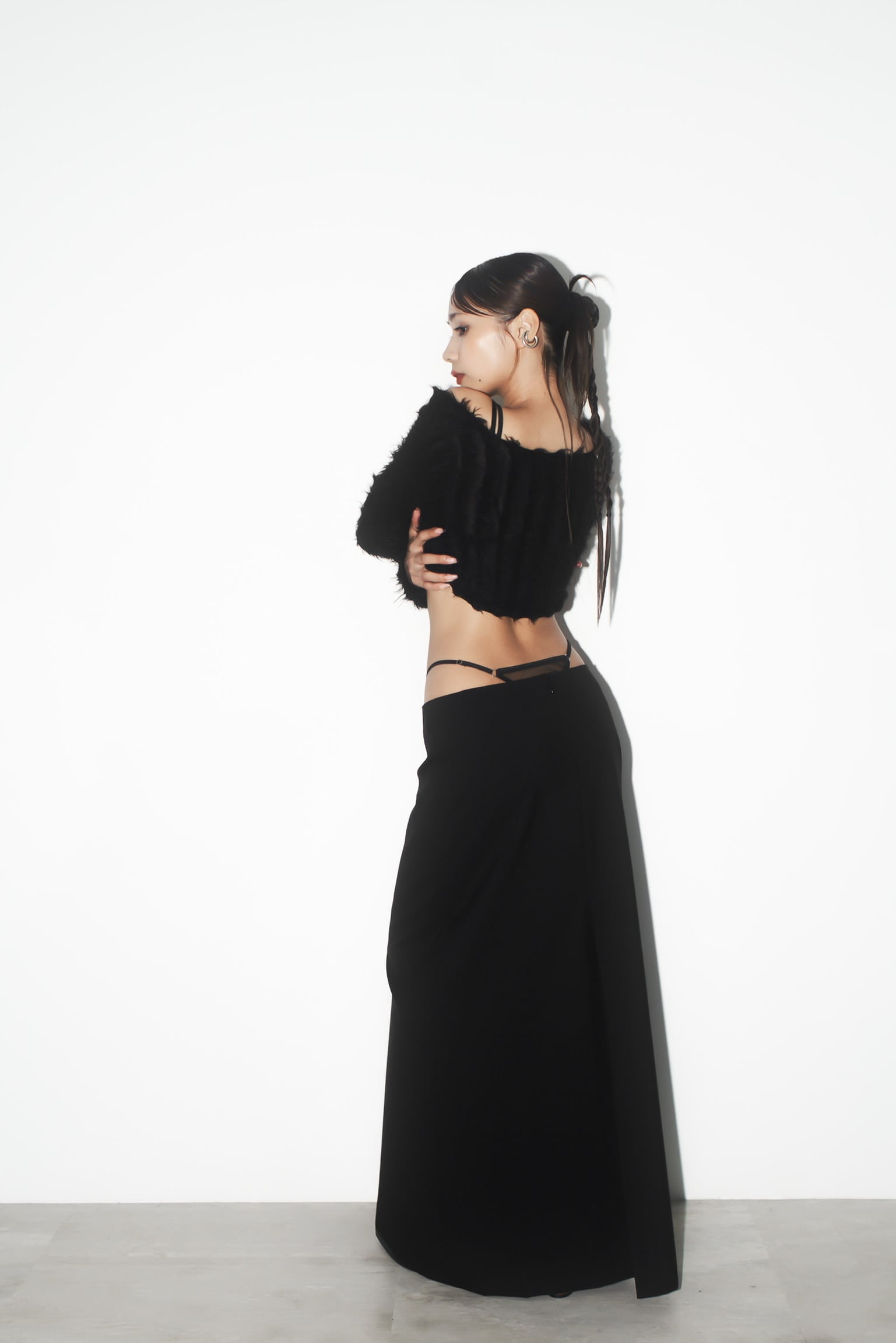 mool lingerie シャギーニットカーディガン Shaggy knit cardigan / MOOL | MOOL