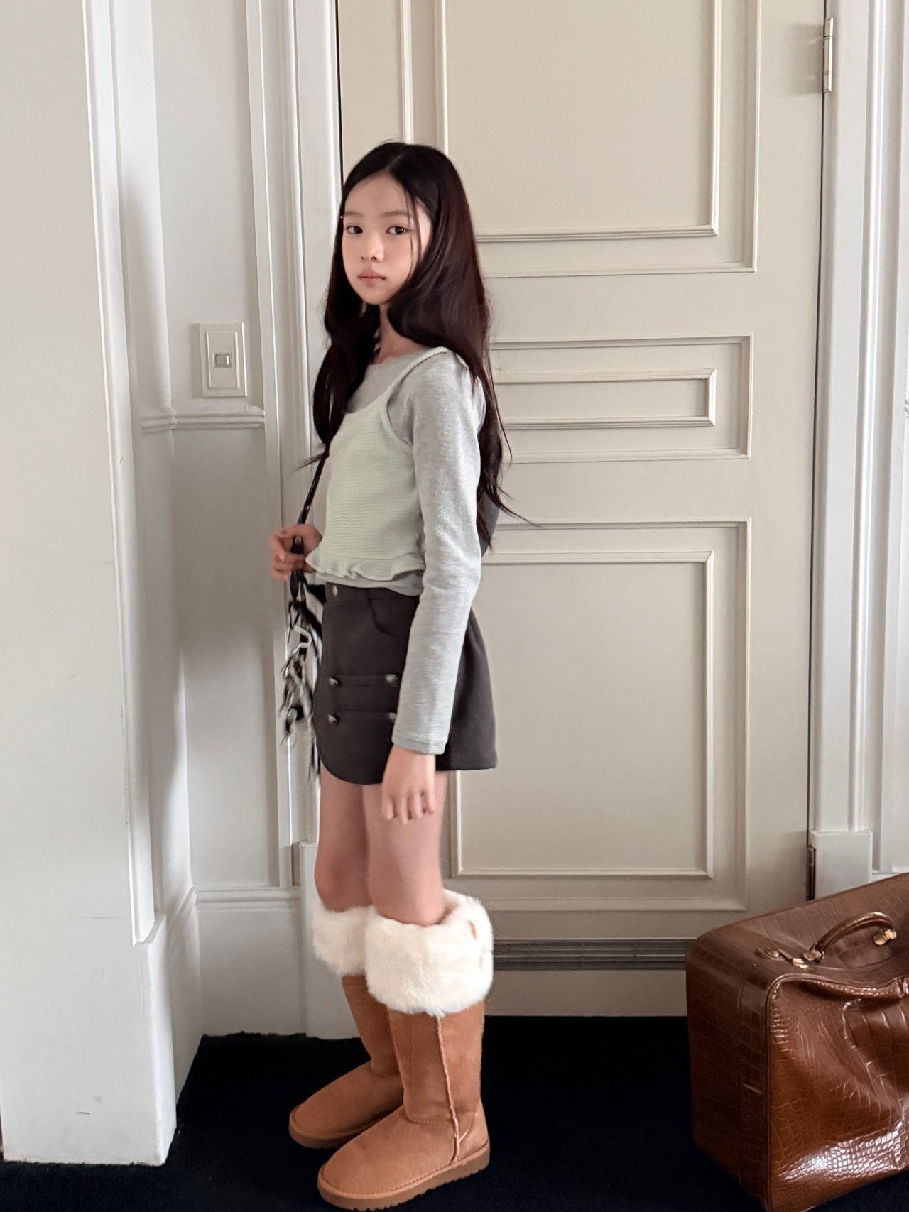 COMMA［取寄］wrap skirt pants 26winter