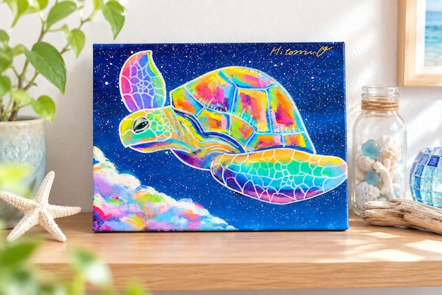A-77/24】動物画 鳥の絵 アクリル画 原画 絵画 現代アート キャンバス