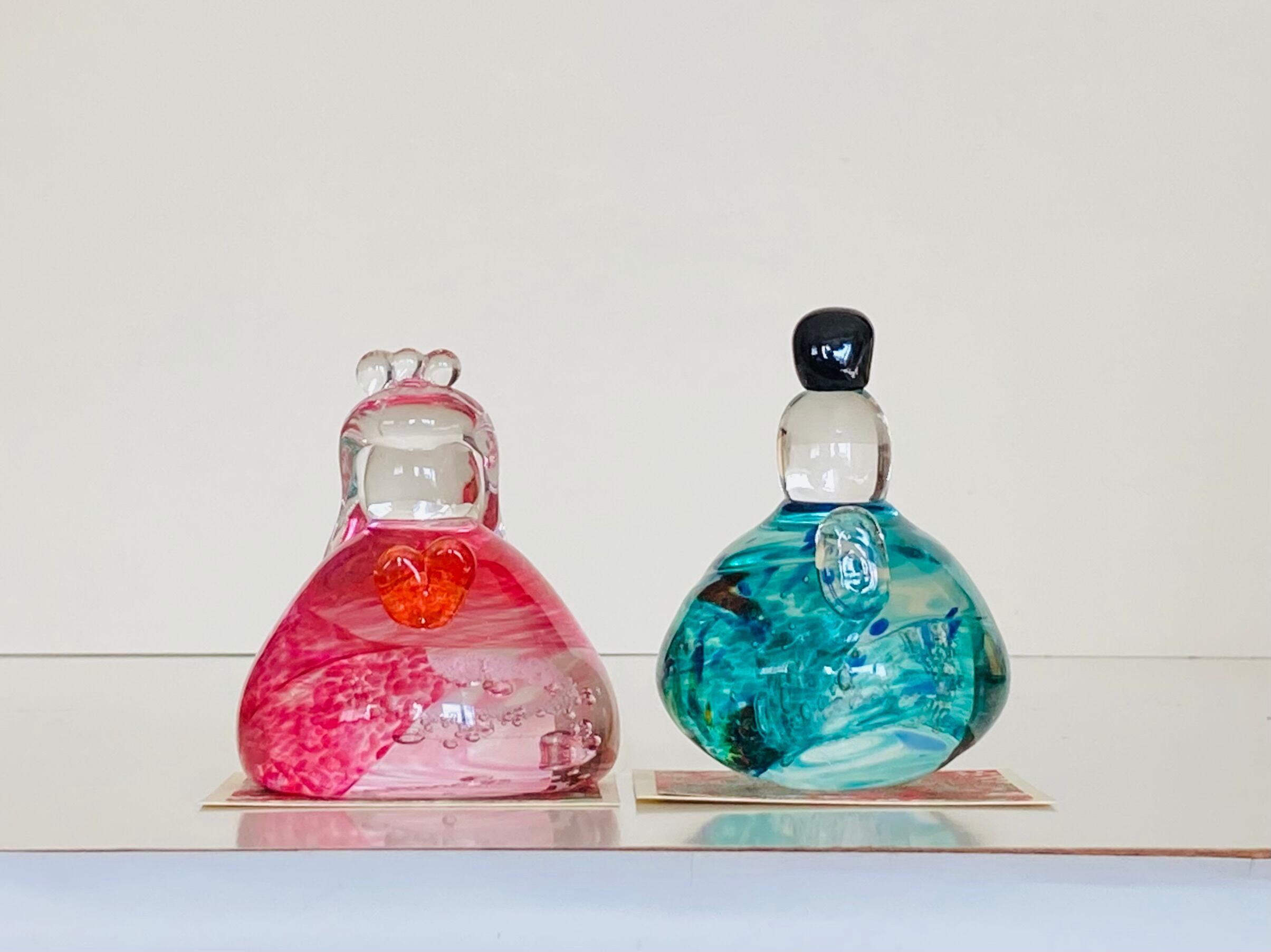 ガラスのおひなさま3(ガラスのみ)