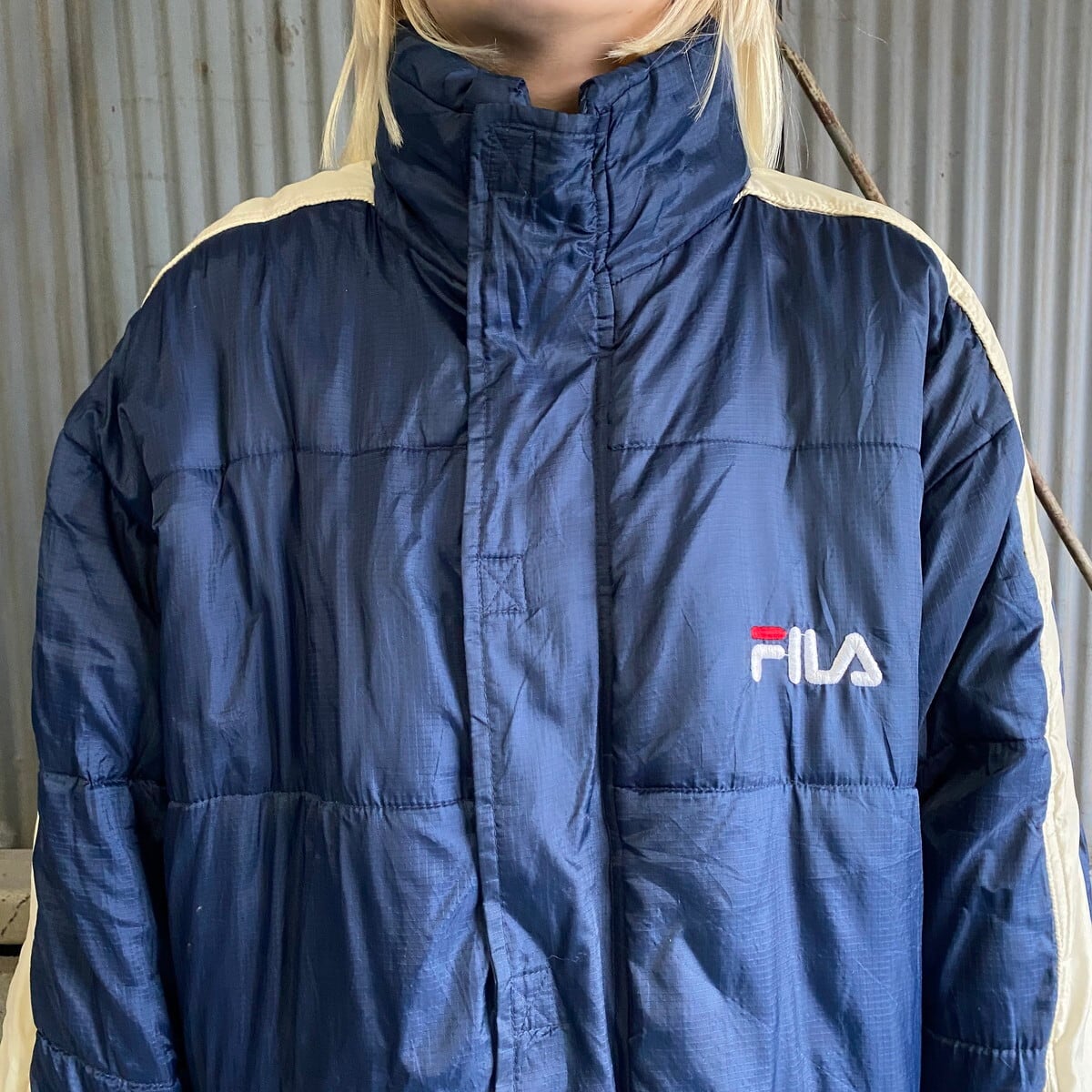 Fila フィラ リバーシブルジャケット ナイロンフリースジャケット サイズS