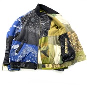 【bomber29】再構築リバーシブル中綿ボンバー military × original print BOMBER JACKET