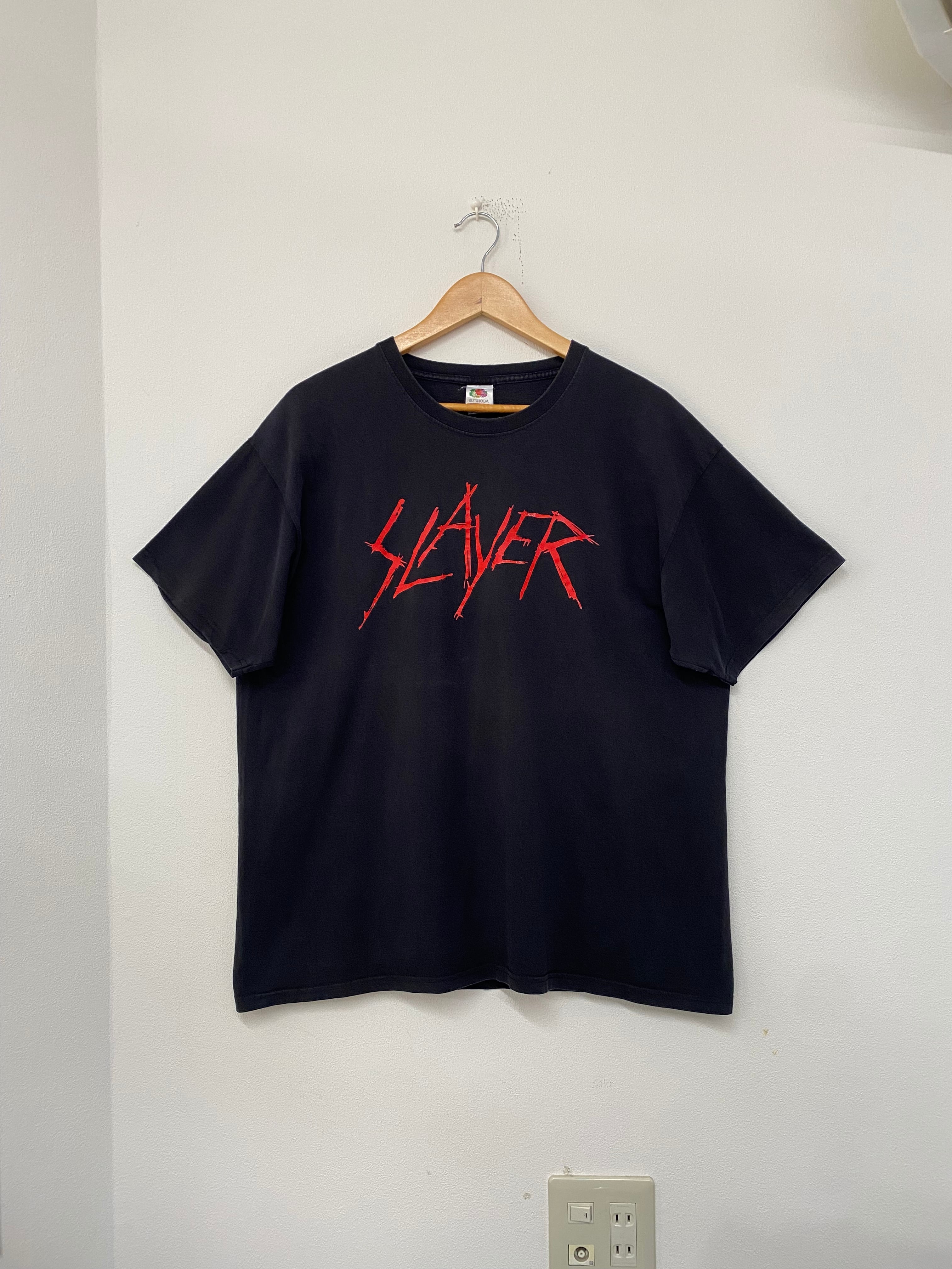 90-00s SLAYER UBER ALLES Print Tshirt/L-XL | ACIDHOUSE