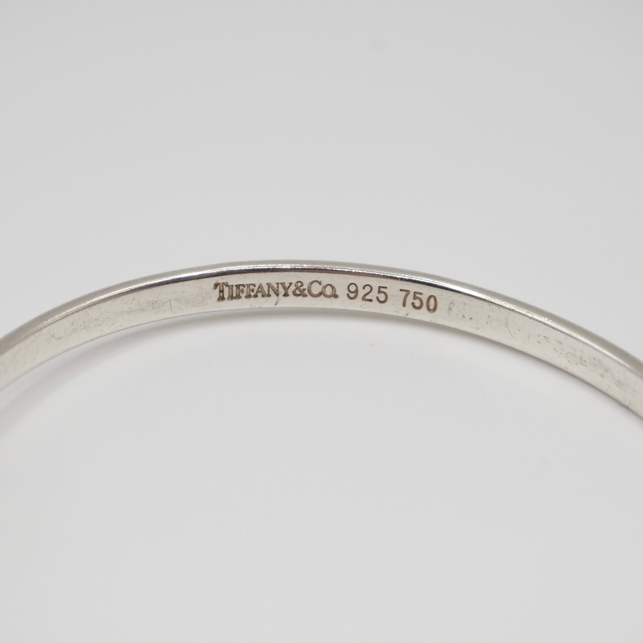 Tiffany&Co. フック&アイ バングル シルバー925 K18 ティファニー