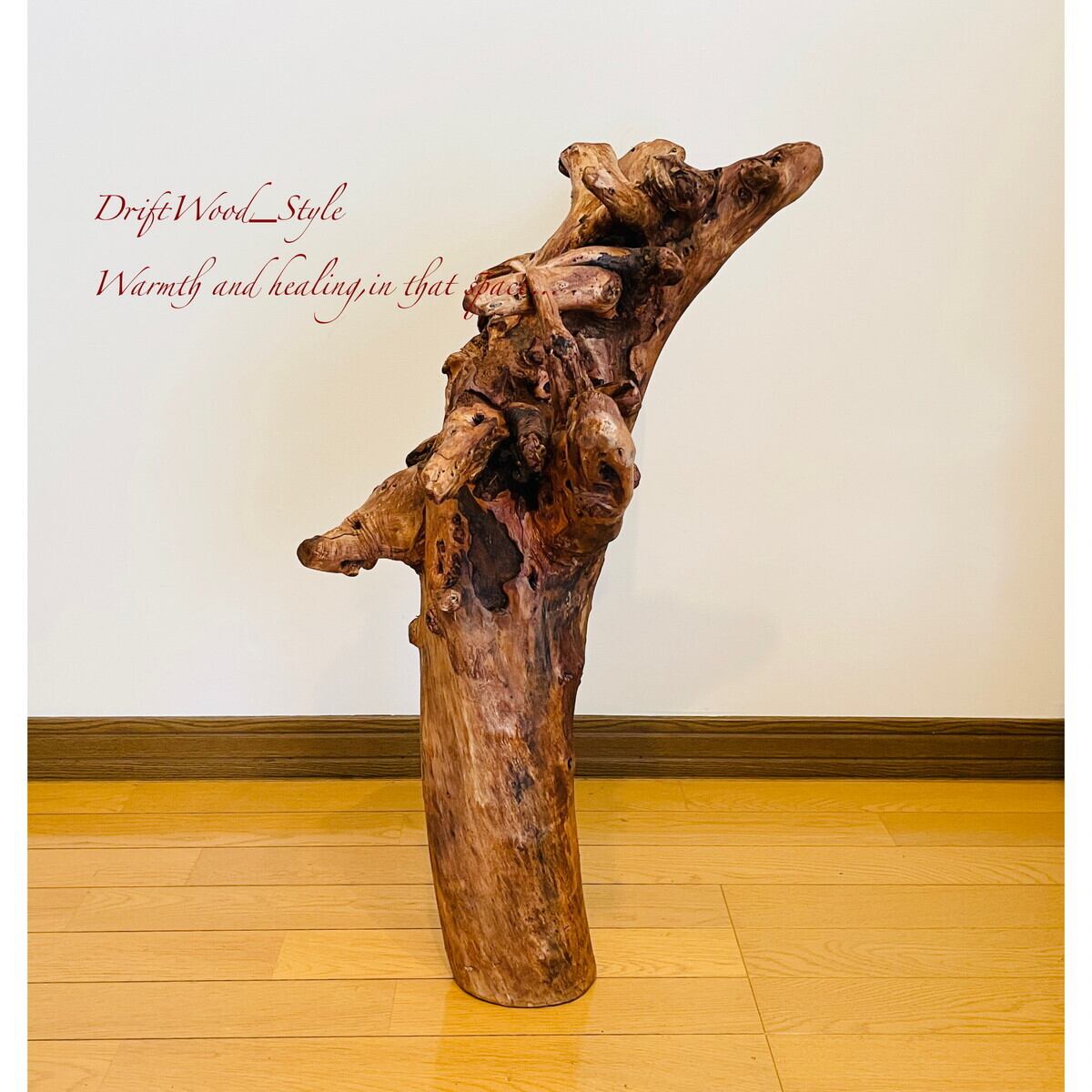 流木インテリア 天然流木のランプスタンド 置物 北欧 照明 ランタン