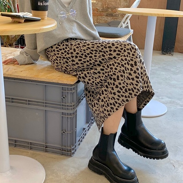 Leopard Pattern Skirt（ヒョウ柄スカート）pa099