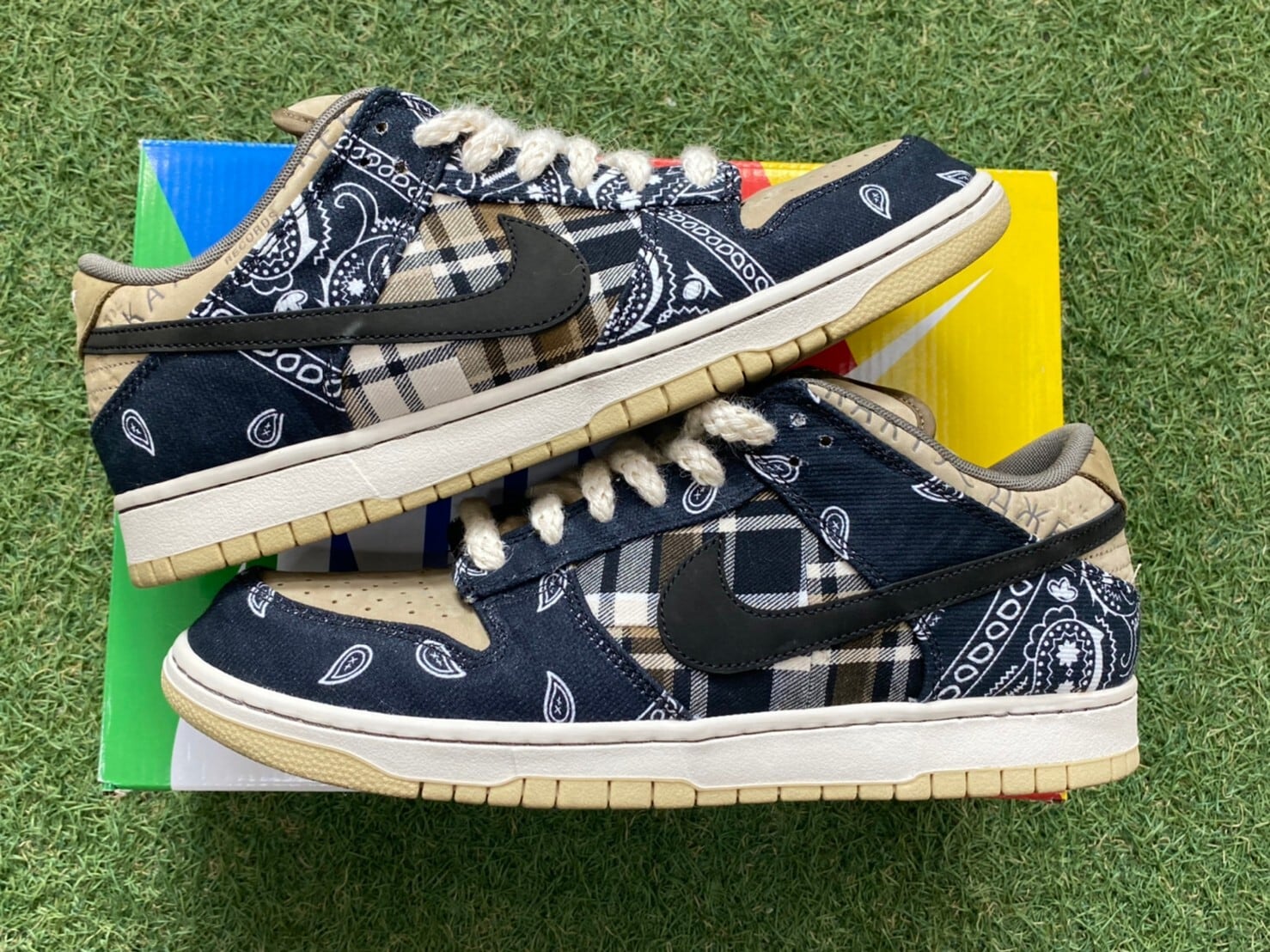 NIKE × TRAVIS SCOTT SB DUNK LOW PRM QS 29㎝ CT5053-001 1500KK0538 