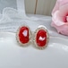 【即日発送】Fragrance Ear Jewelry ＊ RED ＊ AC-9