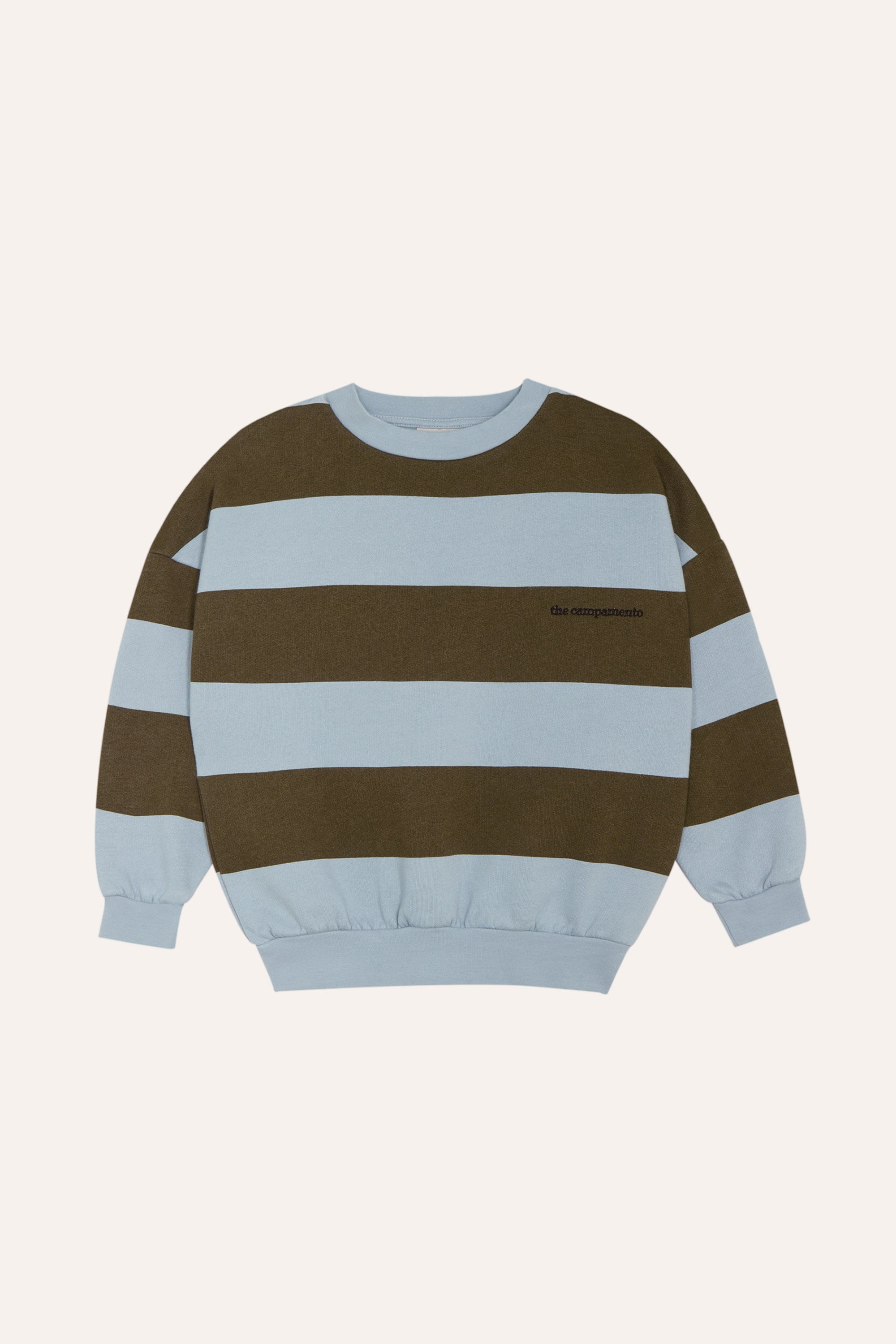 The Campamento / Green Stripes Sweatshirt / 3Y・4Y・5-6Y・7-8Y・9-10Y