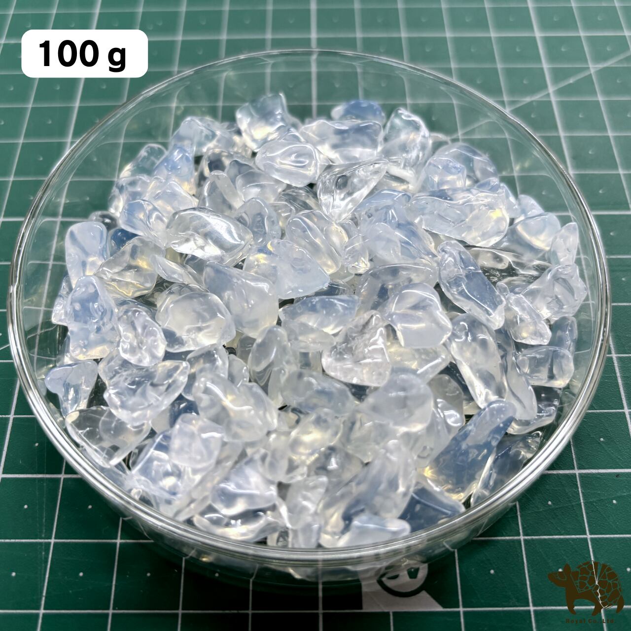 【100g単位】オパール(さざれ石) 約10〜15mm 天然石のさざれ石 100g 少量から購入可能 テラリウムや手芸におすすめ